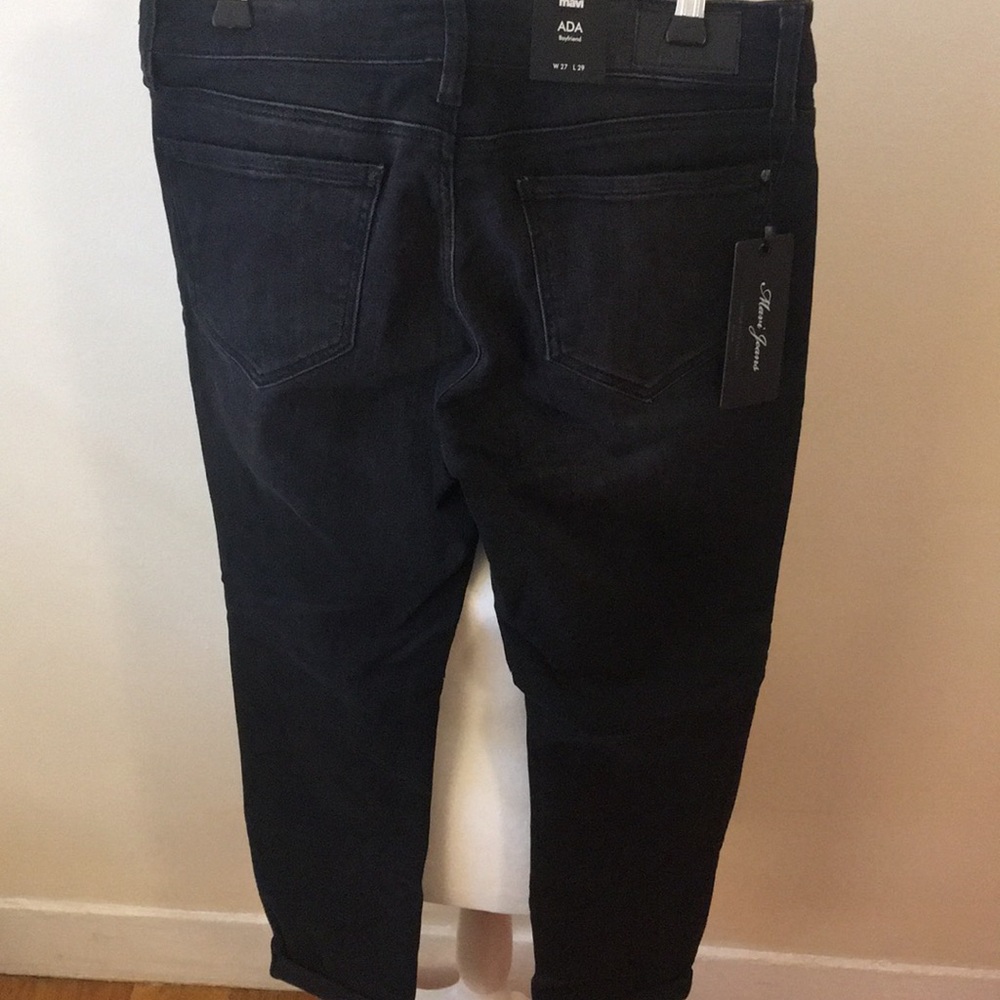 Mavi Jeans Ada Smoke Pearl Boyfriend Cut Size 27 - Picture 8 of 8